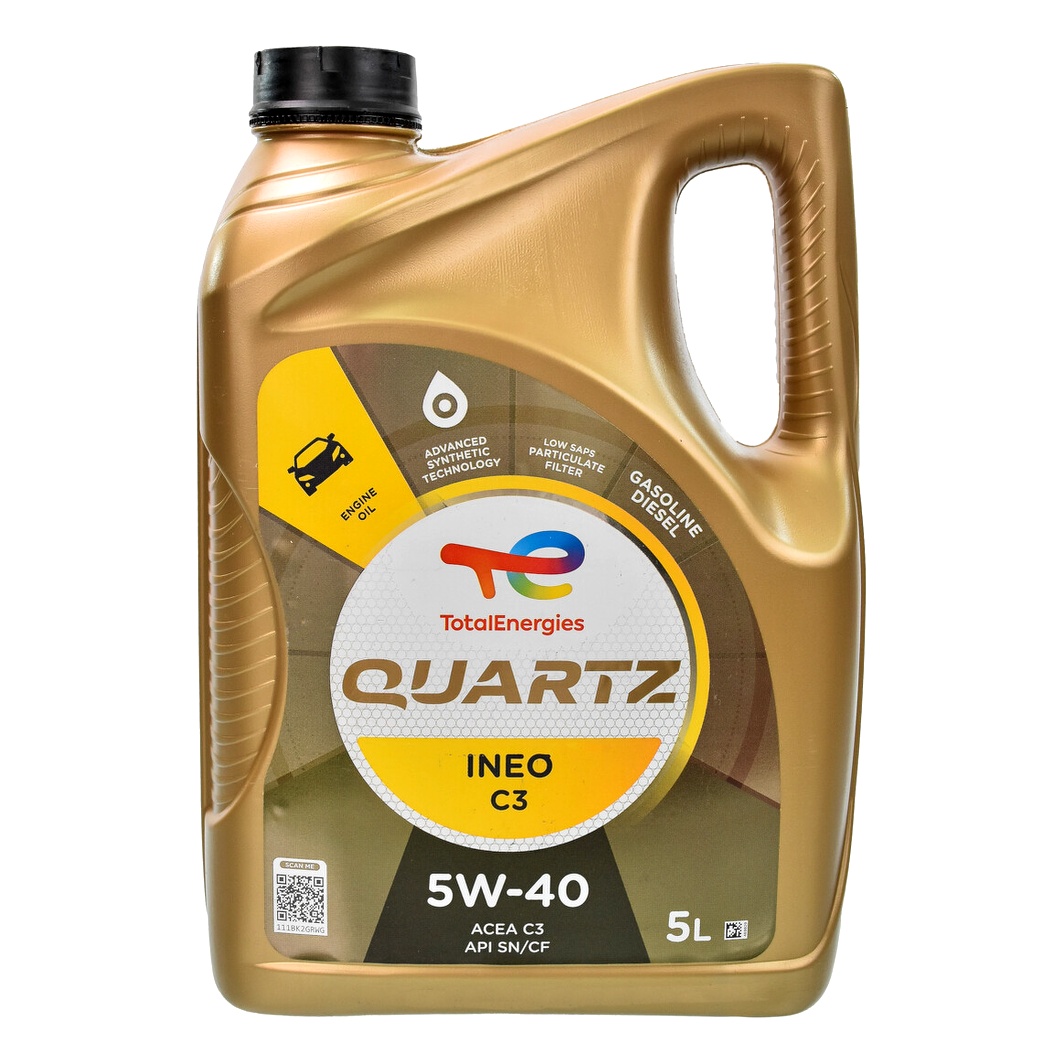 Моторна олива TOTAL Quartz Ineo C3 5W-40 5 л (213790) - zapix