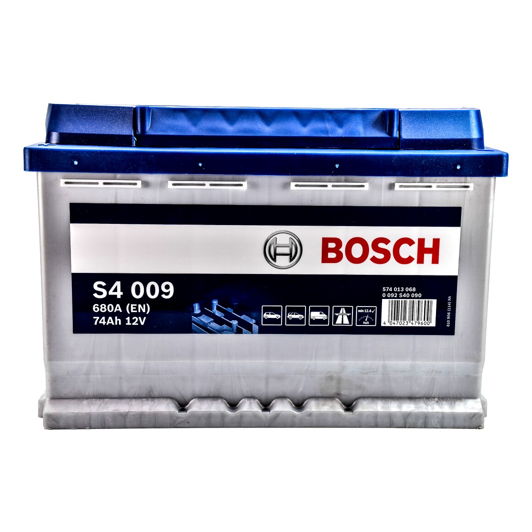 Акумулятор BOSCH S4 Silver 12V 74Ah 680A L+ 0092S40090 - zapix