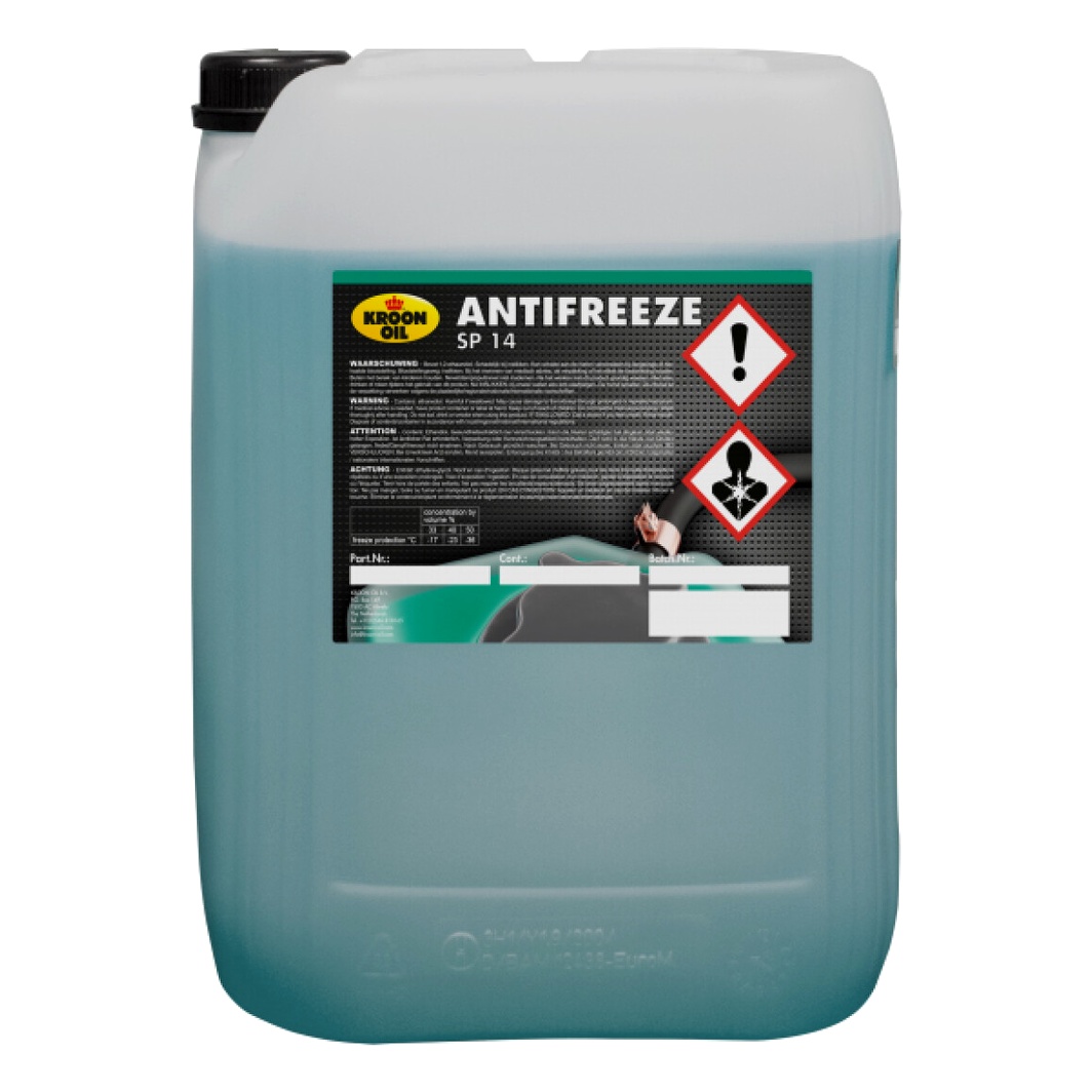 Концентрат антифризу KROON OIL Premium Long Life SP 14 зелений 20 л (35448) - zapix