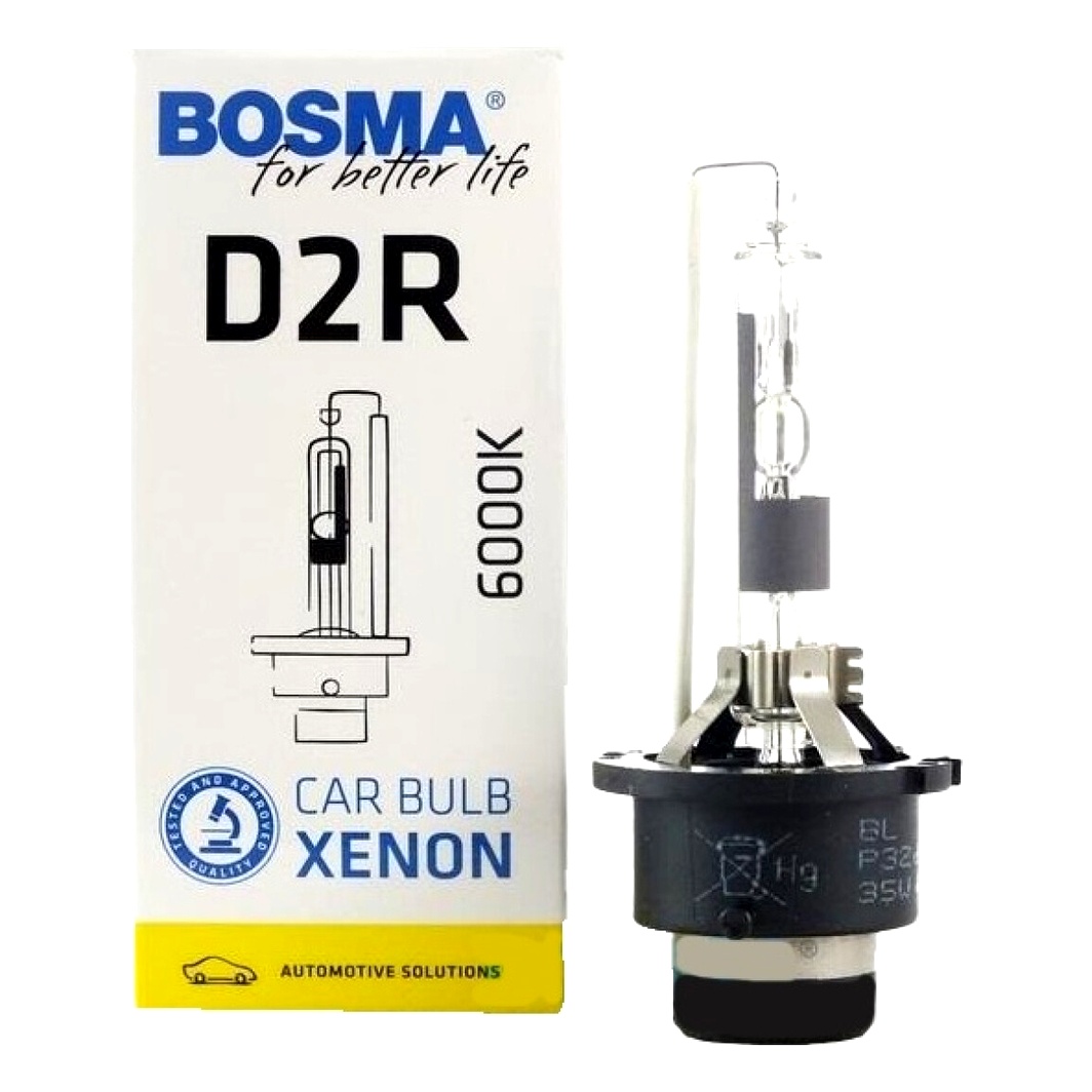 Автолампа ксенонова BOSMA D2R P32d-3 35W 85V прозора 8481 - zapix