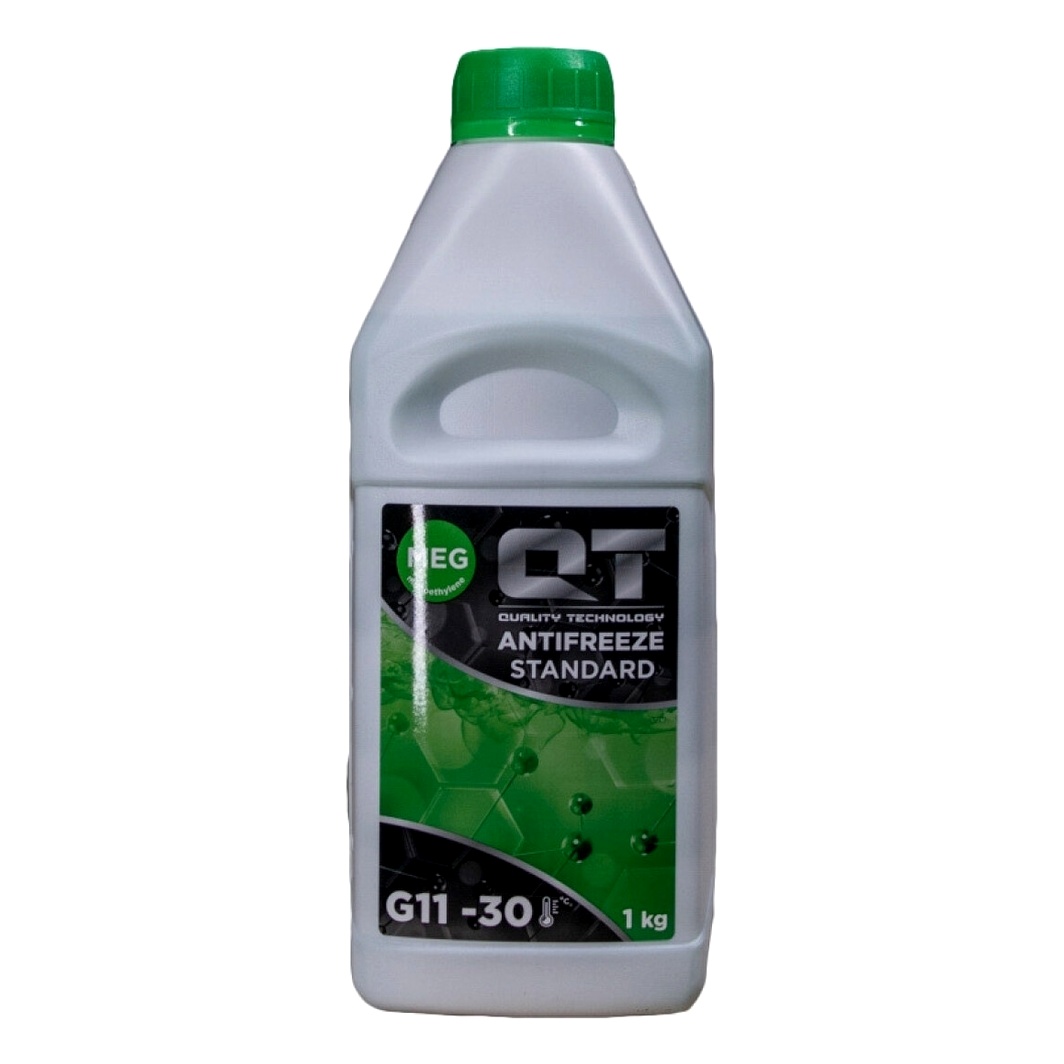 Готовий антифриз QT MEG Standard зелений G11 -30 °C 1 л (QT552301) - zapix