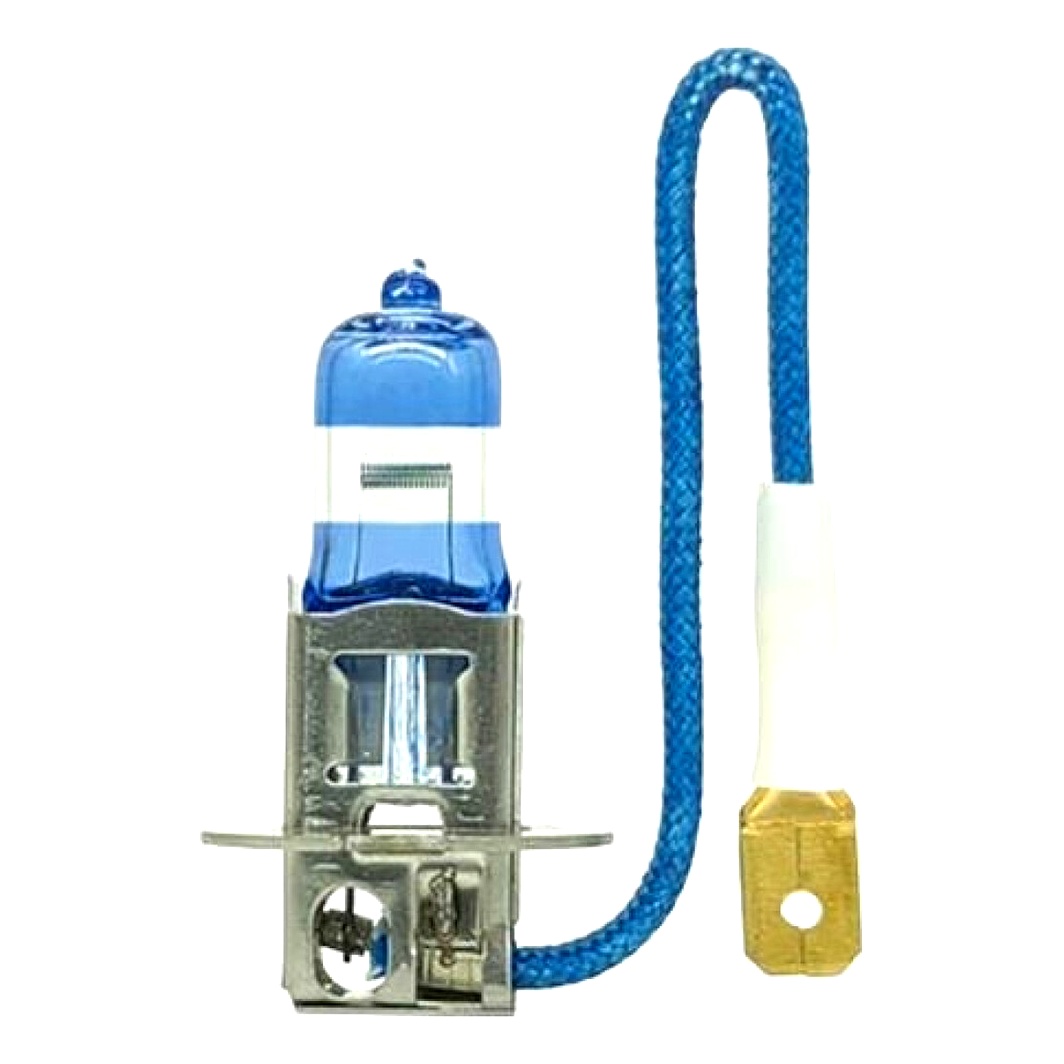 Автолампа галогеновая ERA Brighter +100% H3 PK22s 55W 12V прозрачно-голубая E132BR1C - zapix