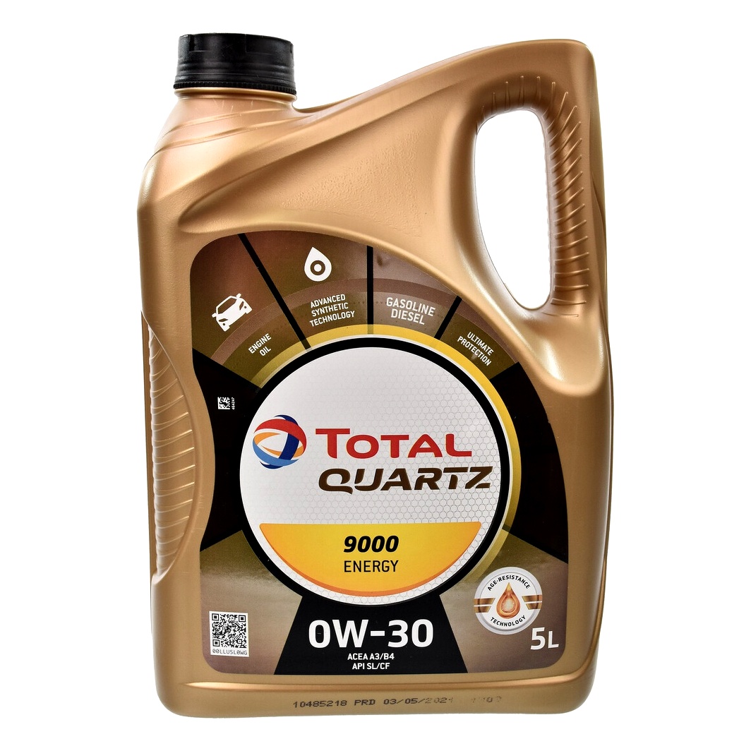 Моторное масло TOTAL Quartz 9000 Energy 0W-30 5 л (213686) - zapix