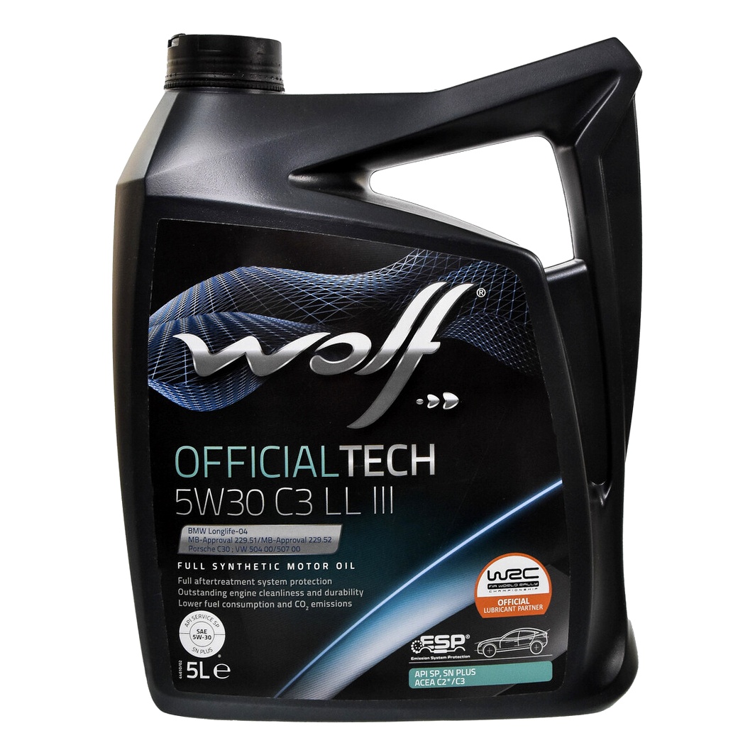 Моторна олива WOLF Officialtech C3 LL III 5W-30 5 л (1048181) - zapix