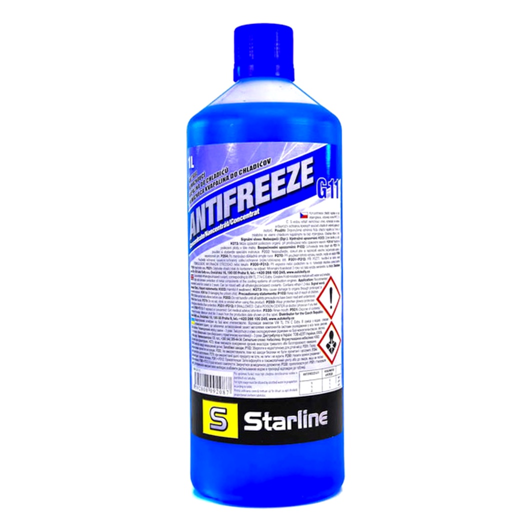 Готовий антифриз STARLINE синій G11 -40 °C 1 л (SNAG111) - zapix