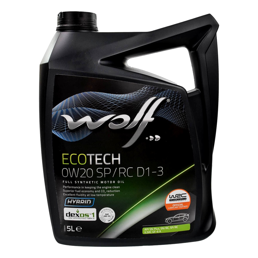 Моторна олива WOLF EcoTech SP/RC D1-3 0W-20 5 л (1049892) - zapix
