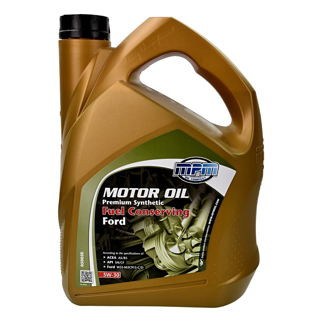 Моторна олива MPM Premium Synthetic Fuel Conserving Ford 5W-30 5 л (05005E) - zapix