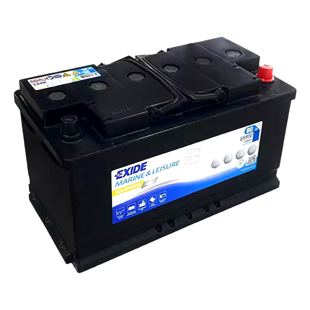 Акумулятор EXIDE Marine & Leisure Dual AGM 12V 80Ah 900A R+ ES900 - zapix