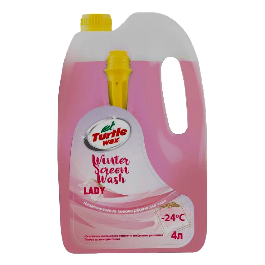 Омивач скла готовий зимовий -24°С TURTLE WAX Lady квітковий 4 л W4049 - zapix