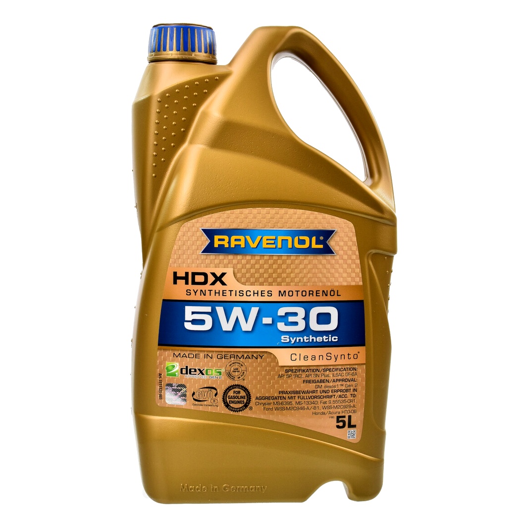 Моторное масло RAVENOL HDX 5W-30 5 л (1111125005) - zapix