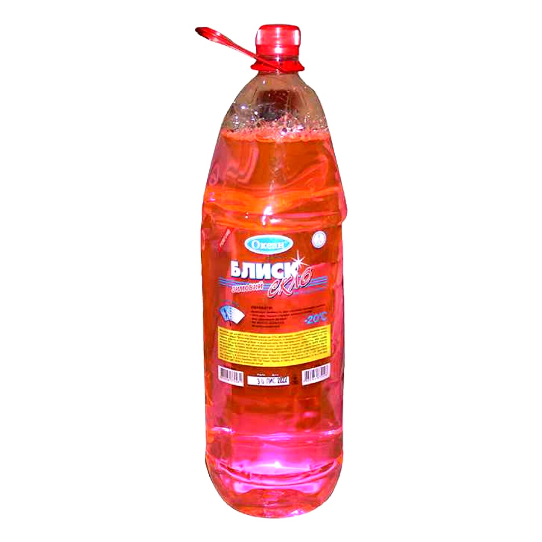 Омивач скла готовий зимовий -20°С OCEAN БлискСкло bubble gum 2 л 4820046670281 - zapix