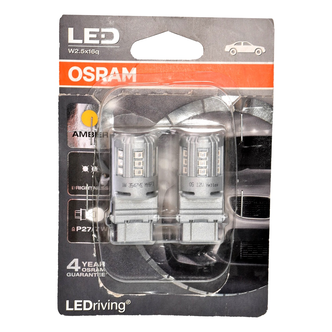 Автолампа LED (світлодіодна) OSRAM LEDriving Standard P27/7W W2.5x16q 1W 12V 3547YE02B - zapix