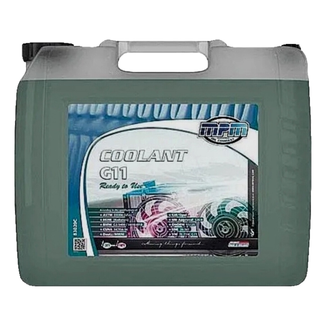 Готовий антифриз MPM Coolant синьо-зелений G11 -38 °C 20 л (83020C) - zapix