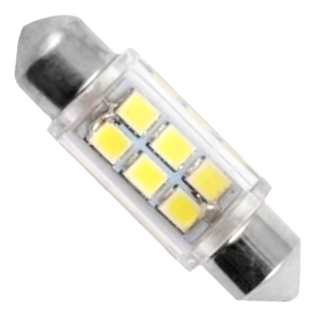 Автолампа LED (світлодіодна) SOLAR T11x36 SV8.5 12V прозора LS275P - zapix