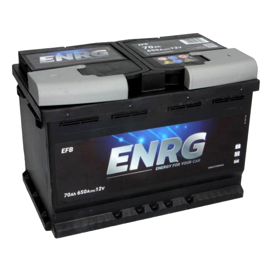 Акумулятор ENRG EFB 12V 70Ah 650A R+ ENRG570500065 - zapix