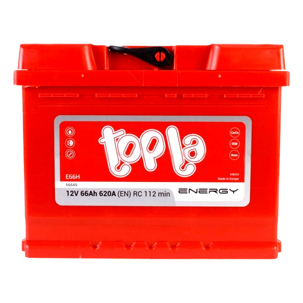 Акумулятор TOPLA Energy 12V 66Ah 620A R+ E66H - zapix