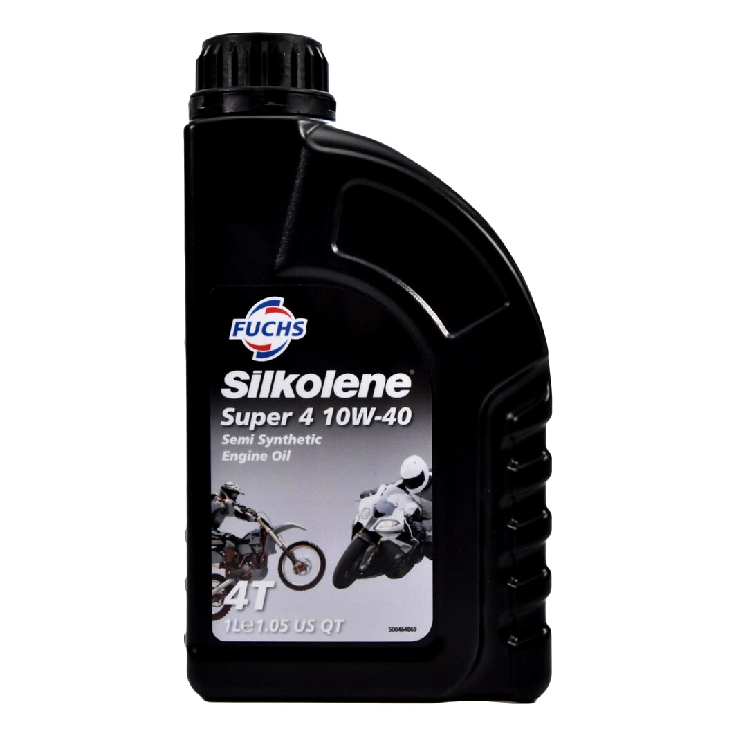 Моторное масло FUCHS Silkolene Super 4 4T 10W-40 полусинтетическое 1 л 601383656 - zapix