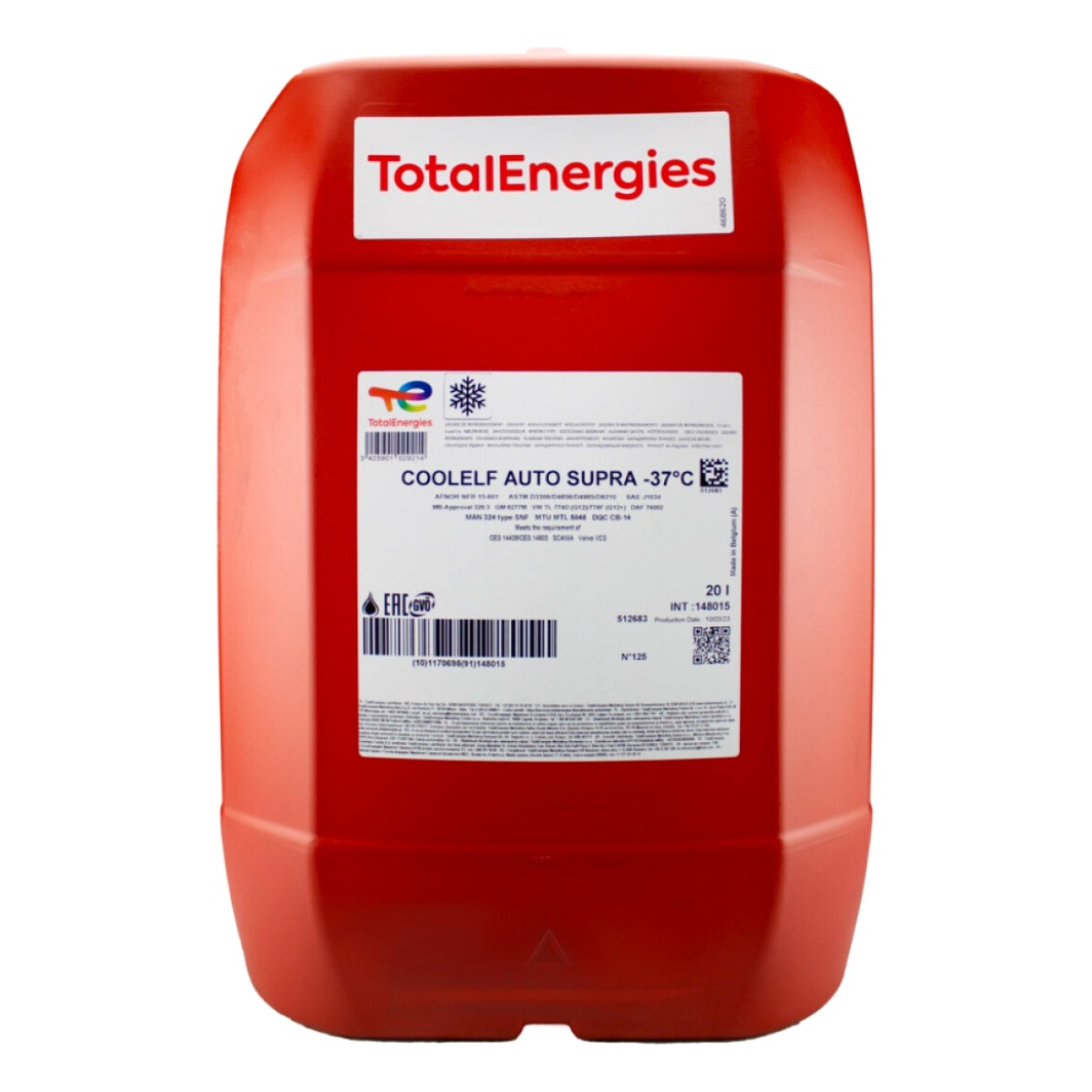 Готовий антифриз TOTAL Coolelf Auto Supra помаранчевий G12+ -37 °C 20 л (148015) - zapix