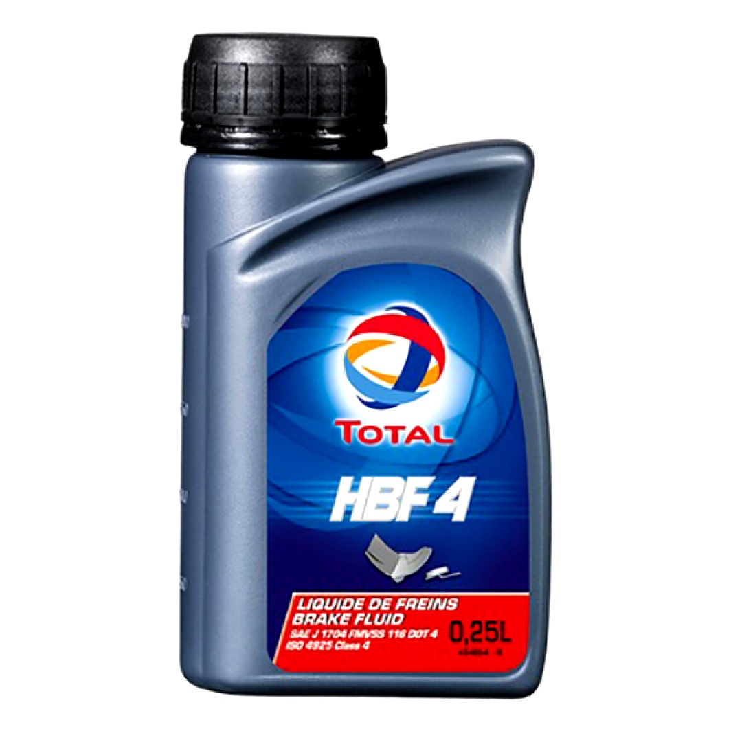 Гальмівна рідина TOTAL DOT 4 HBF 4 пластик 0.25 л 181941 - zapix