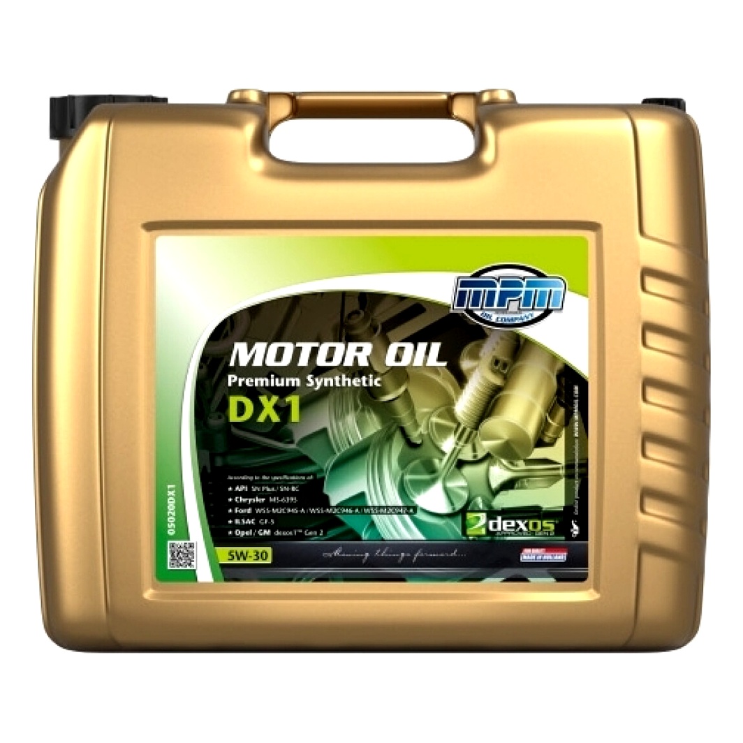 Моторное масло MPM Premium Synthetic DX1 5W-30 20 л (05020DX1) - zapix