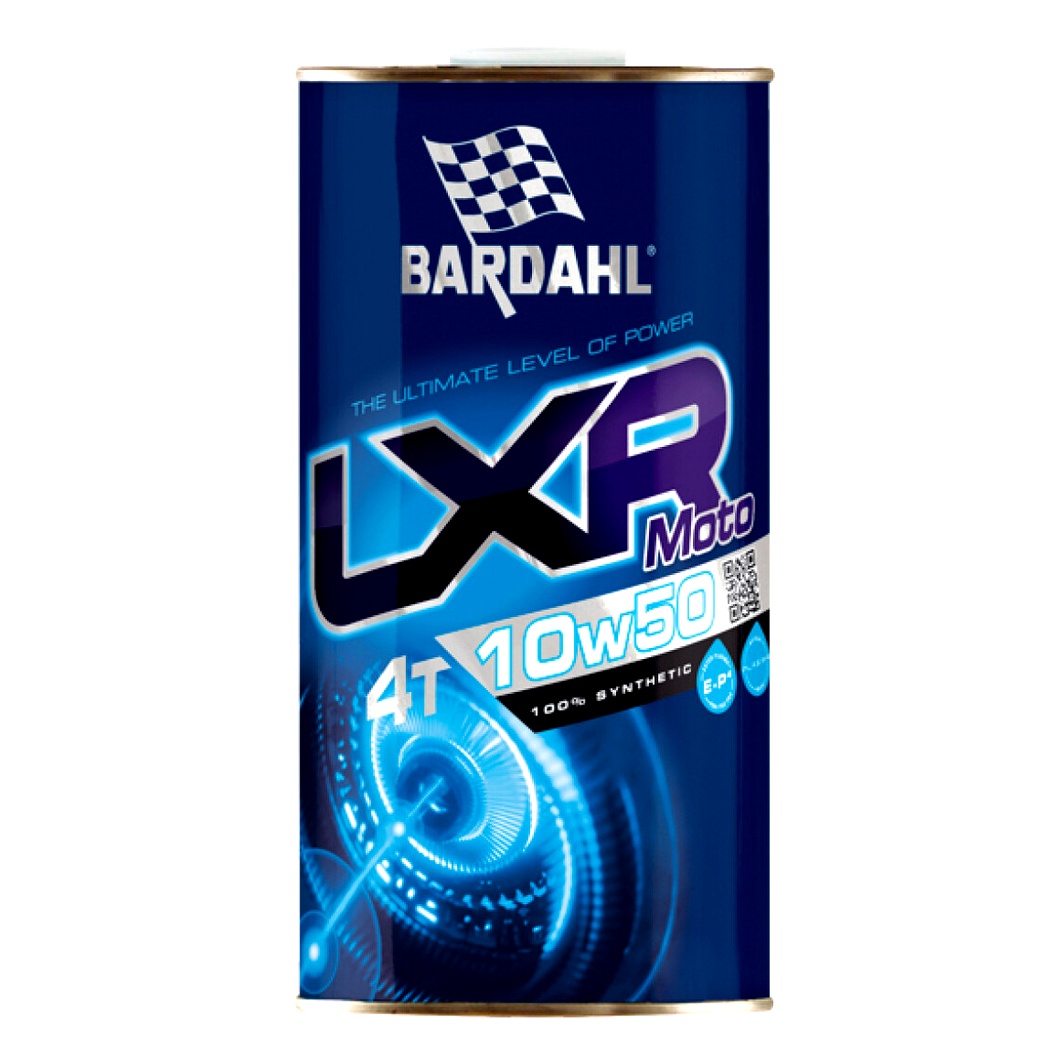Моторное масло BARDAHL Plasma LXR-Moto 4T 10W-50 синтетическое 1 л 33221 - zapix