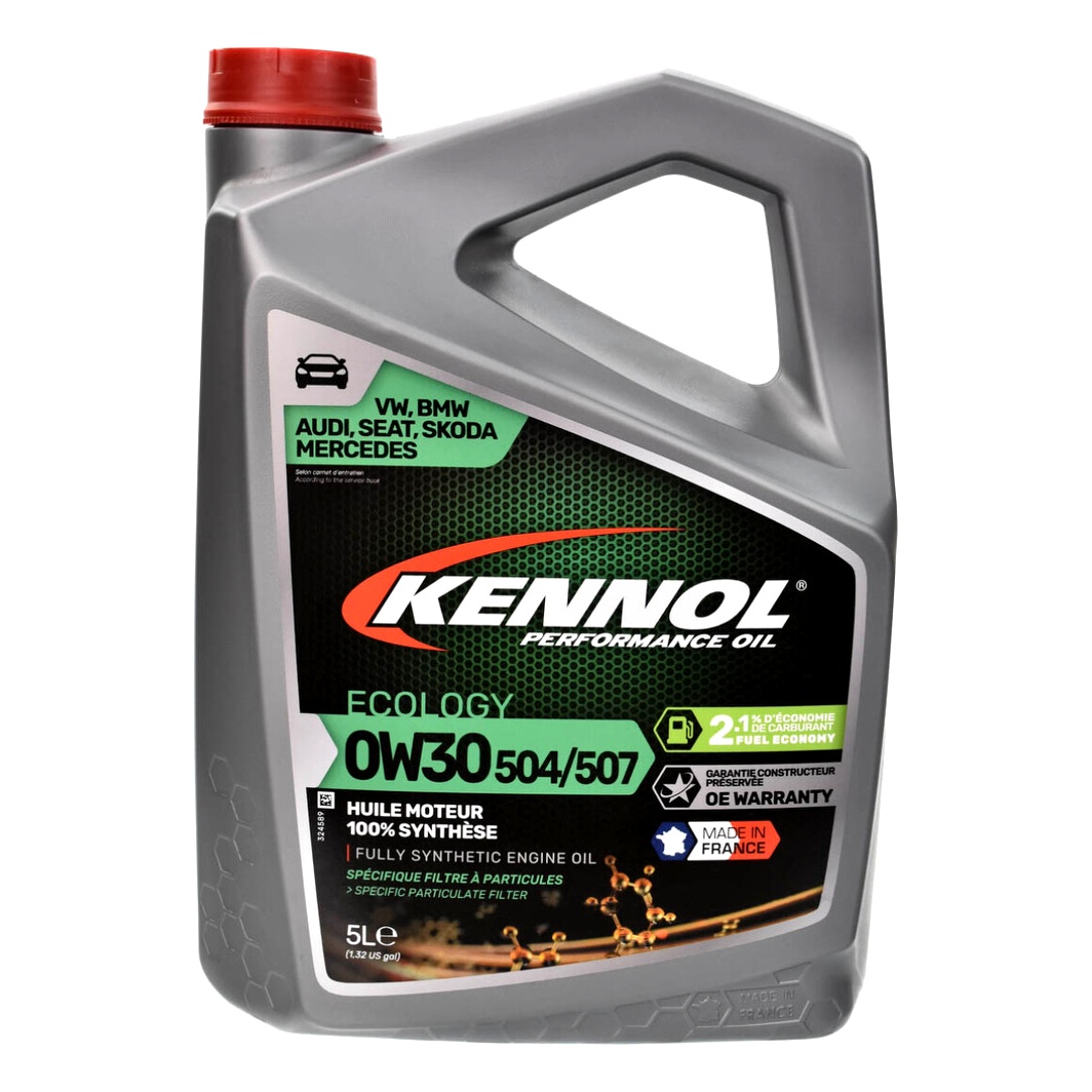 Моторное масло KENNOL Ecology 504/507 0W-30 5 л (193773) - zapix