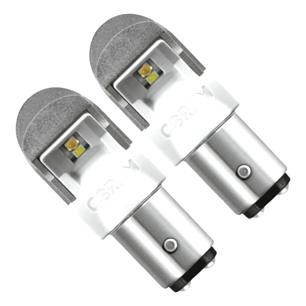 Автолампа LED (светодиодная) OSRAM P21/5W BAY15d 2W 12V 1557YE02B - zapix