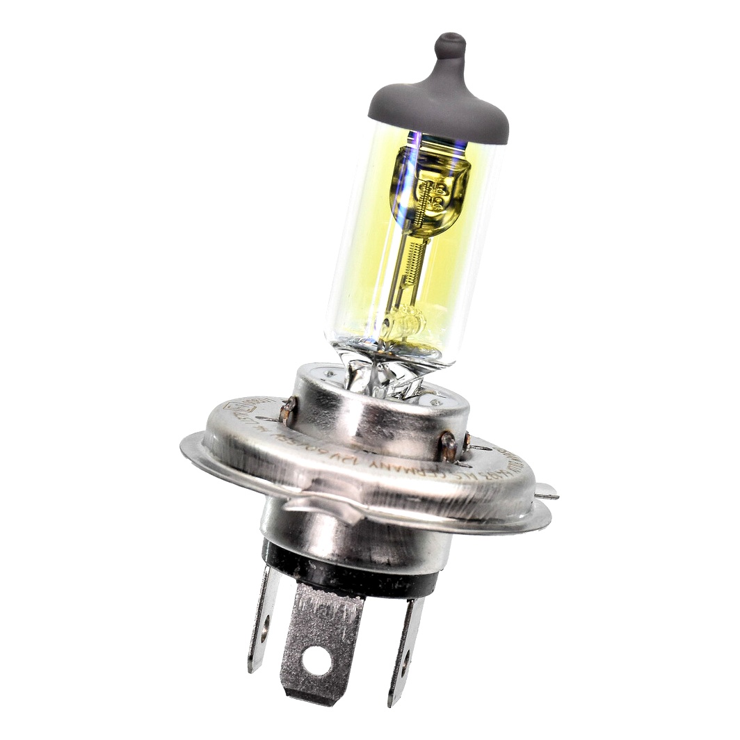 Автолампа галогенова OSRAM AllSeason Super H4 P43t 55W 12V жовта 64193ALS - zapix