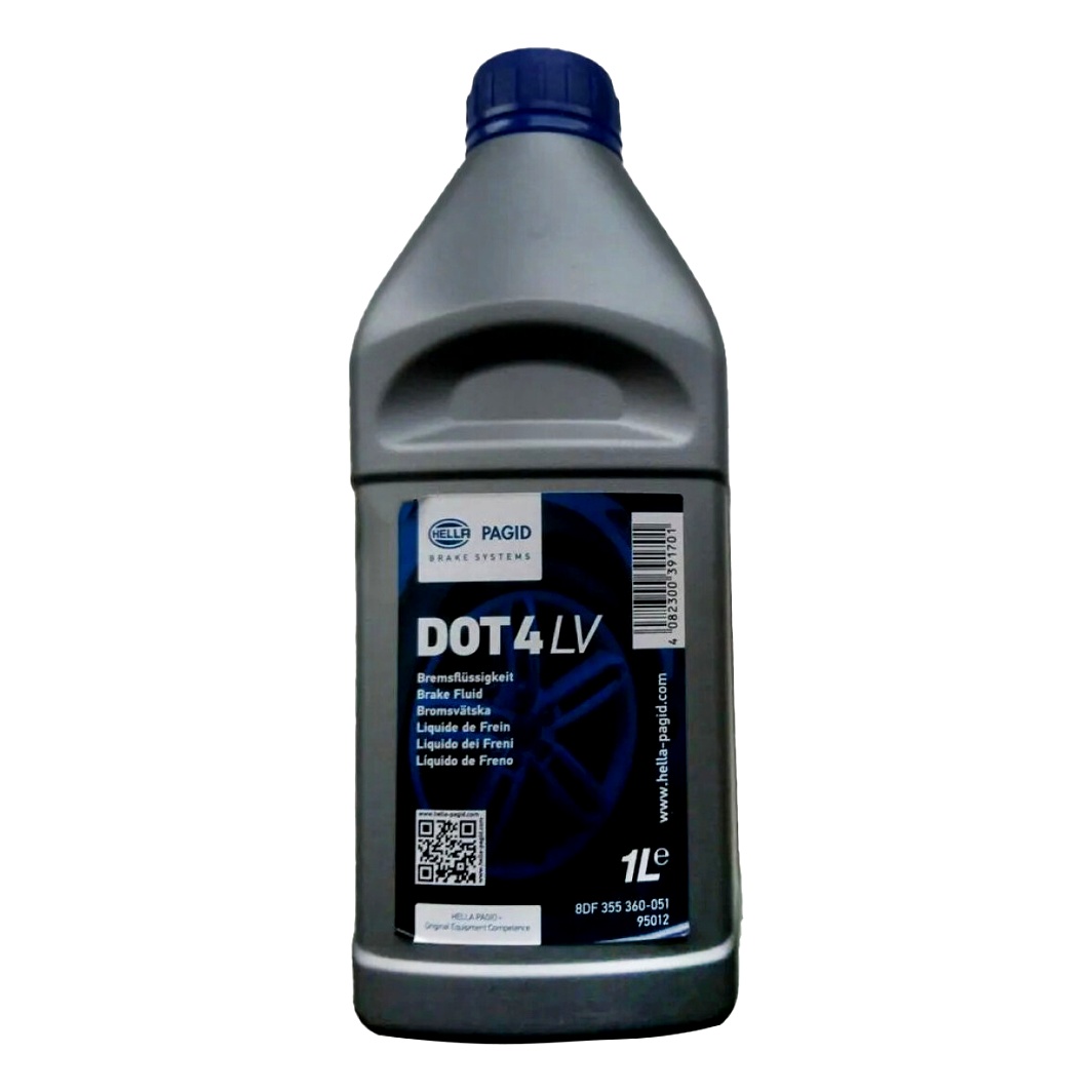 Гальмівна рідина HELLA PAGID DOT 4 LV пластик 1 л 8DF355360051 - zapix