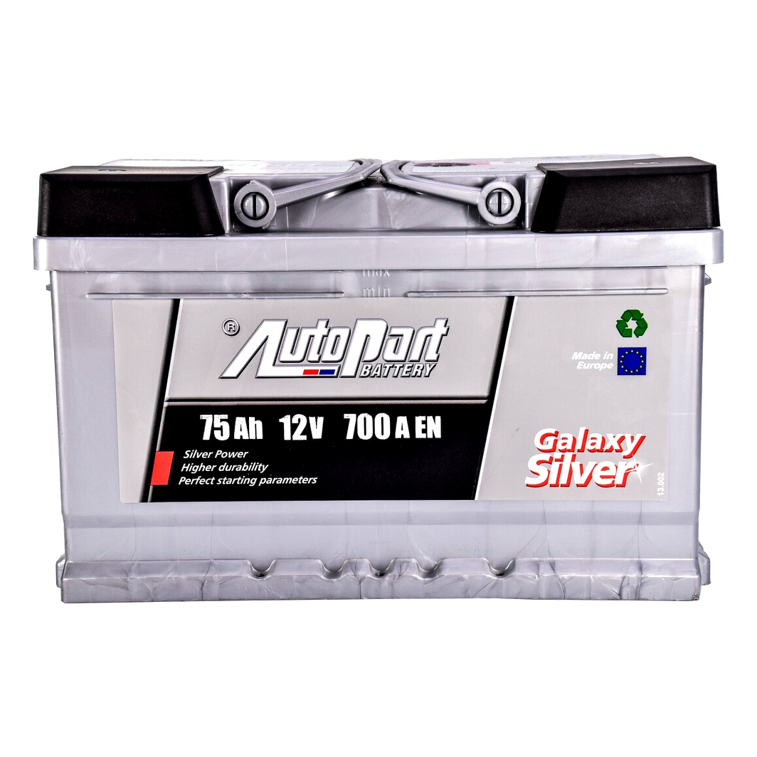 Акумулятор AUTOPARTS Galaxy Silver 12V 75Ah 700A R+ ARL075GAL0 - zapix