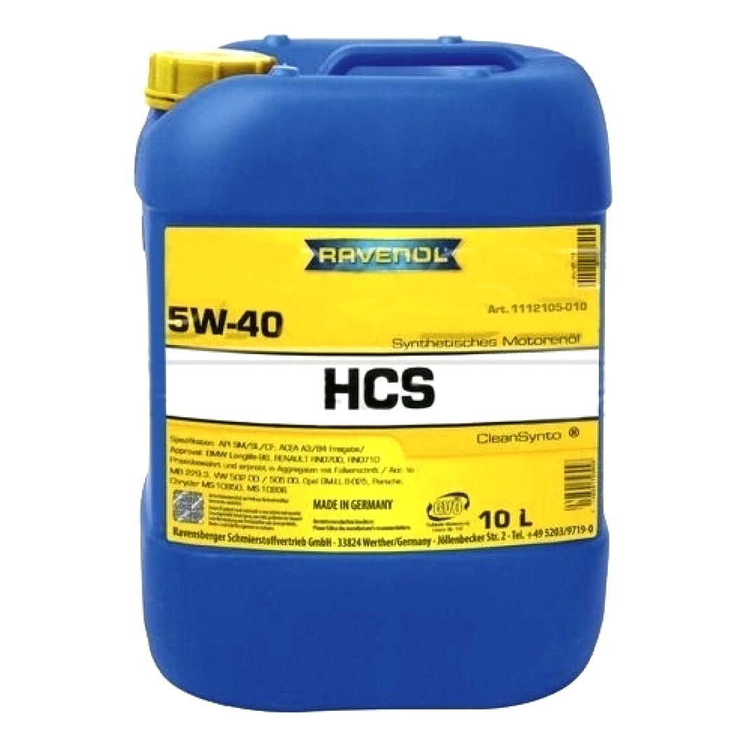 Моторное масло RAVENOL HCS 5W-40 10 л (1112105010) - zapix