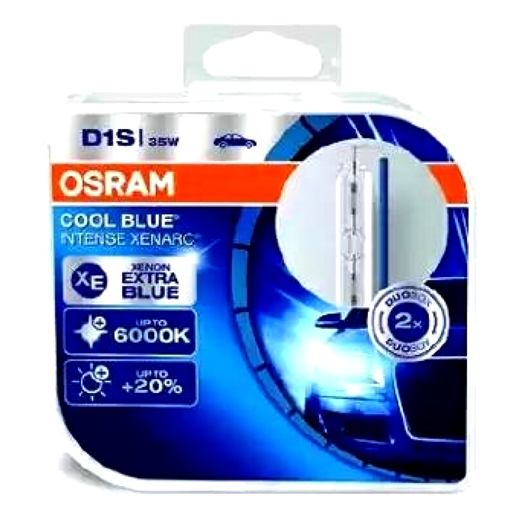 Автолампа ксеноновая OSRAM Xenarc Cool Blue Boost D1S PK32d-2 35W 85V прозрачная 66140CBIHCB - zapix