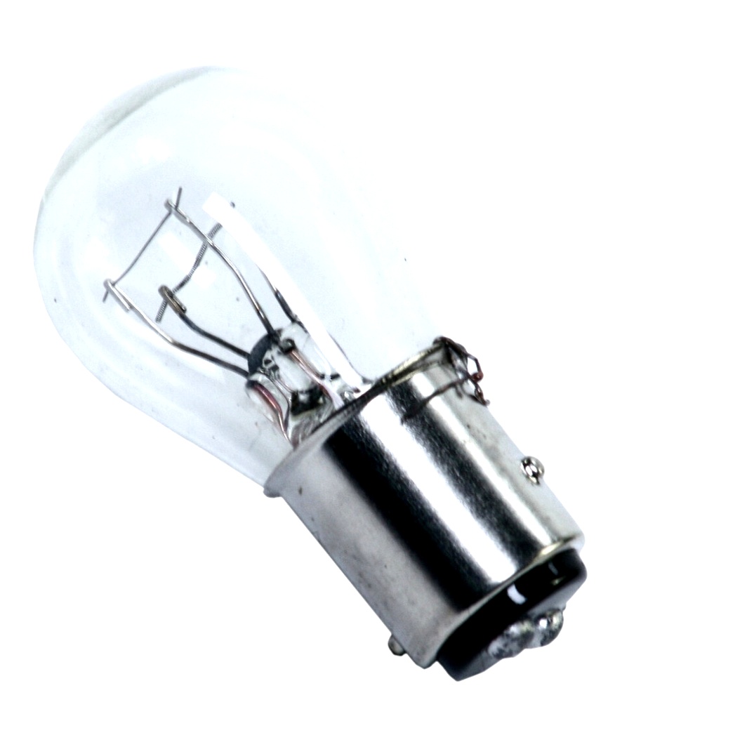 Автолампа розжарювання ДОРОЖНЯ КАРТА P21/5W BAY15d 5W 12V прозора DK12V215W - zapix