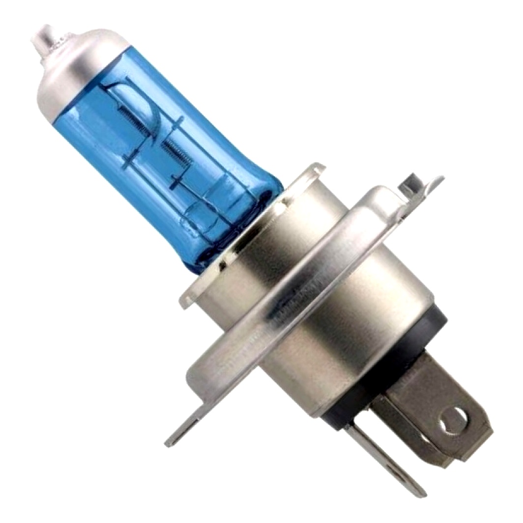 Автолампа галогеновая PHILIPS CrystalVision H4 P43t-38 55W 12V синяя 12342CVS2 - zapix