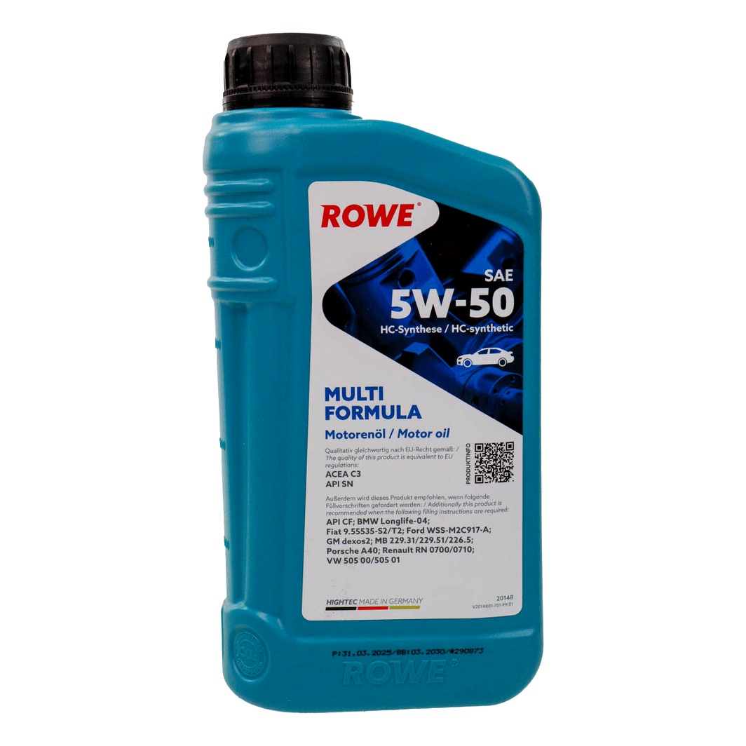 Моторна олива ROWE Multi Formula 5W-50 1 л (20148001099) - zapix