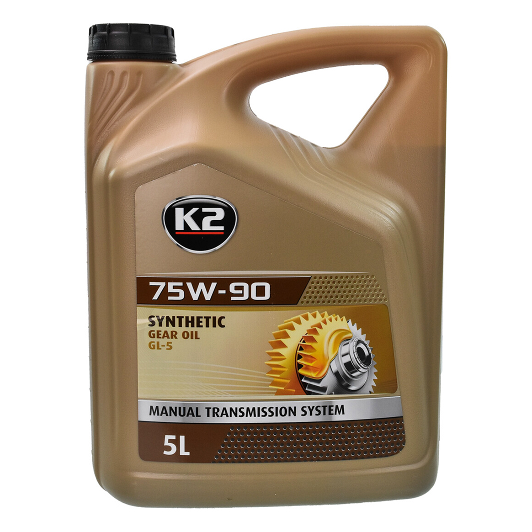 Трансмиссионное масло K2 Gear Oil GL-4 75W-90 5 л O5565E - zapix
