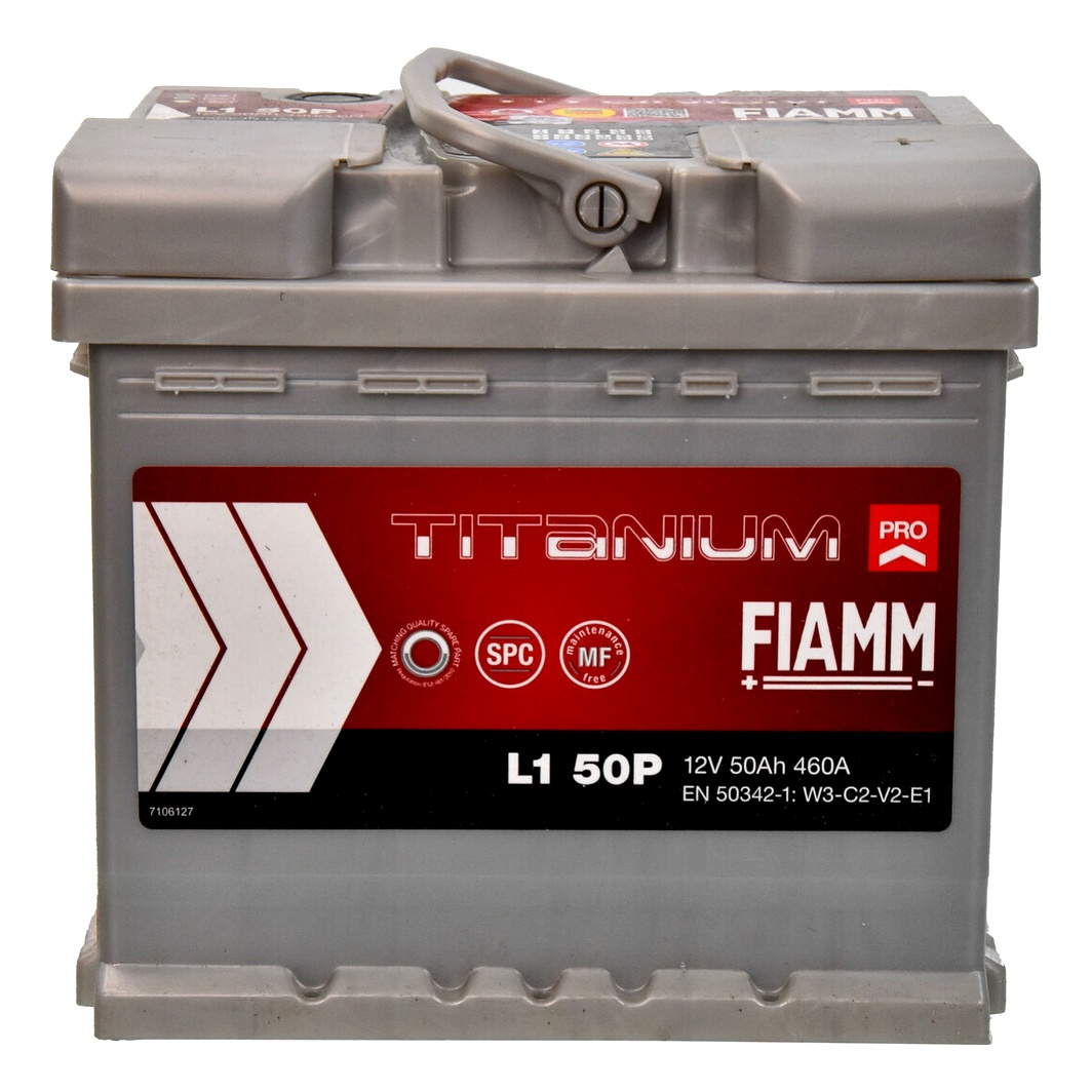 Акумулятор FIAMM Titanium Pro 12V 50Ah 460A R+ 7905143 - zapix