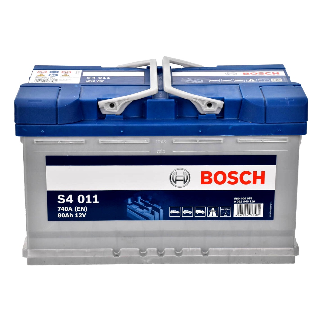 Акумулятор BOSCH S4 Silver 12V 80Ah 740A R+ 0092S40110 - zapix