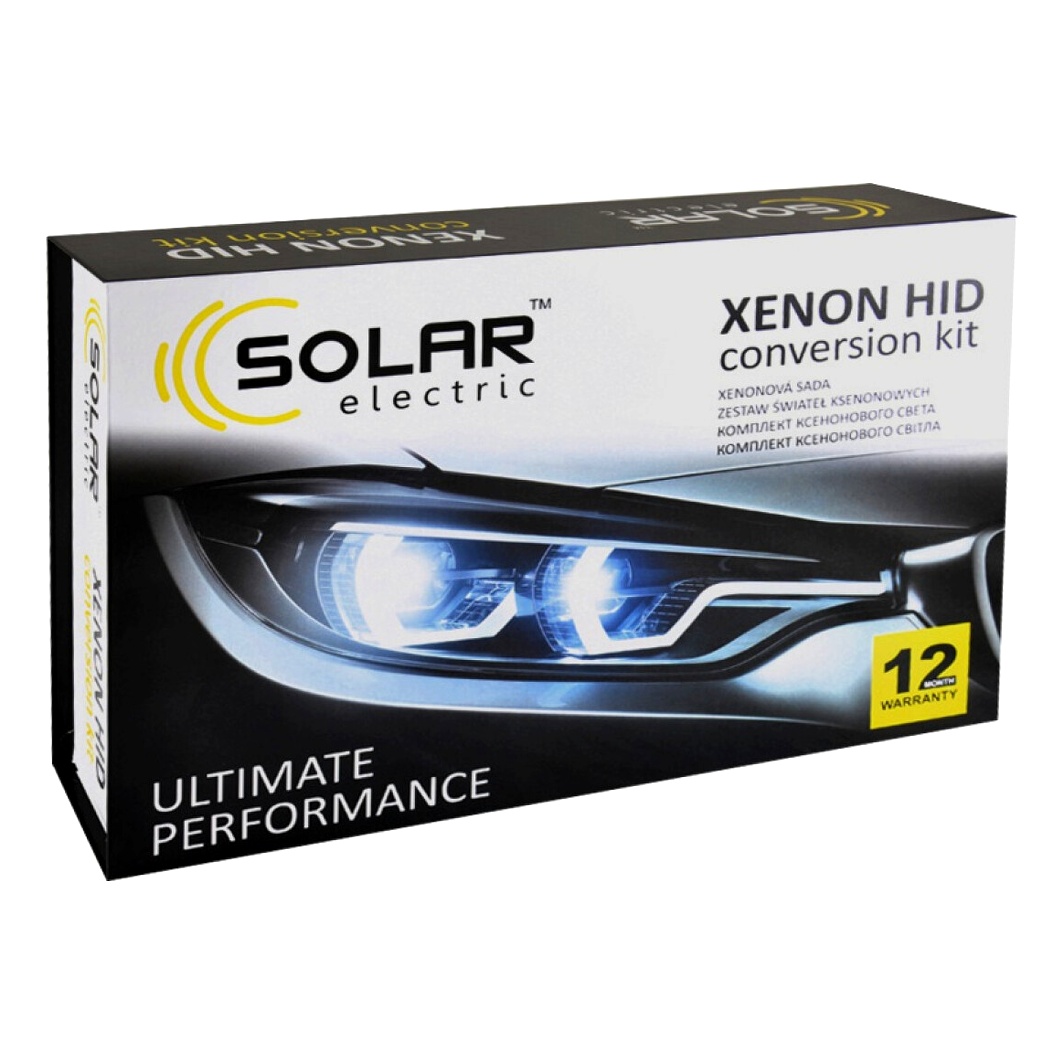 Автолампа ксеноновая SOLAR H1 P14.5s 35W 85V прозрачная 4160 - zapix