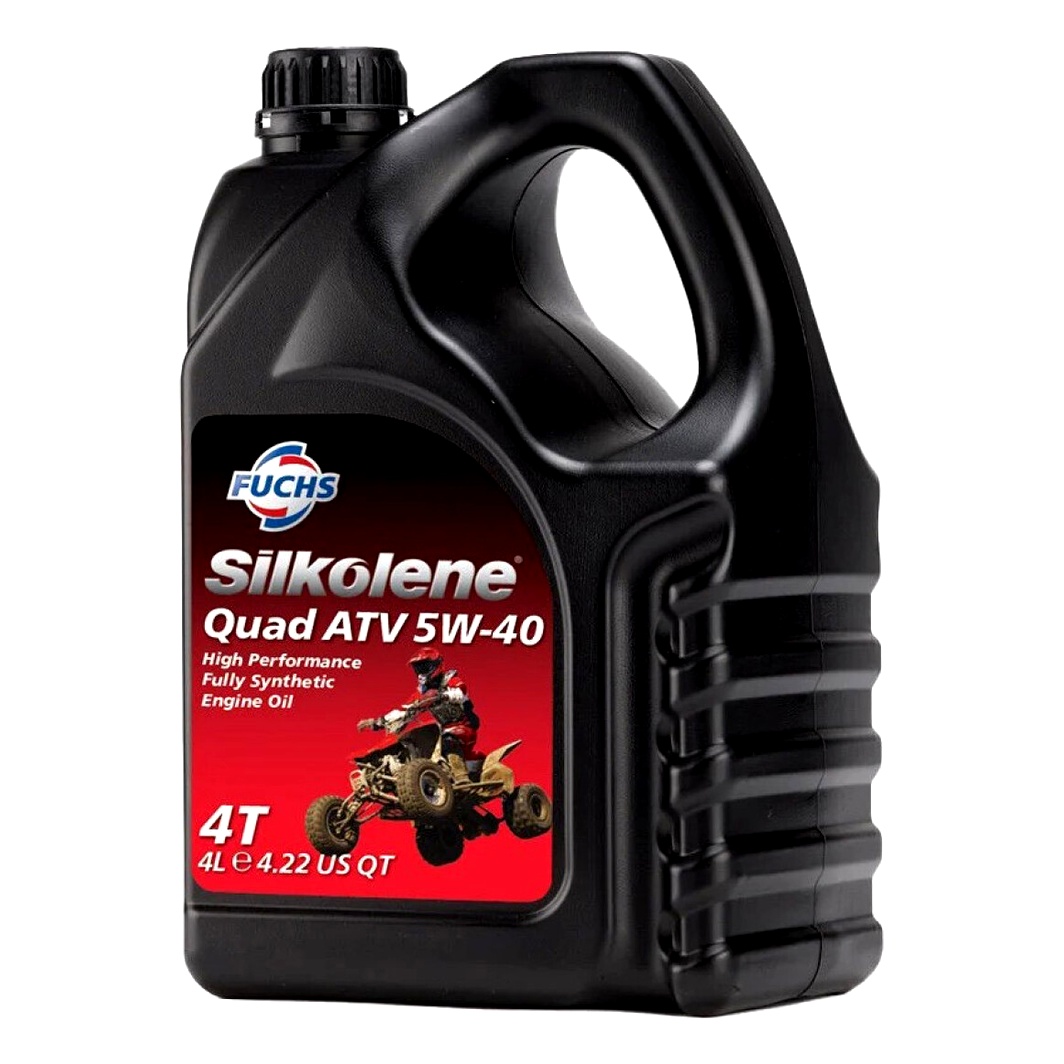 Моторное масло FUCHS Silkolene Quad ATV 4T 5W-40 синтетическое 4 л 600985110 - zapix