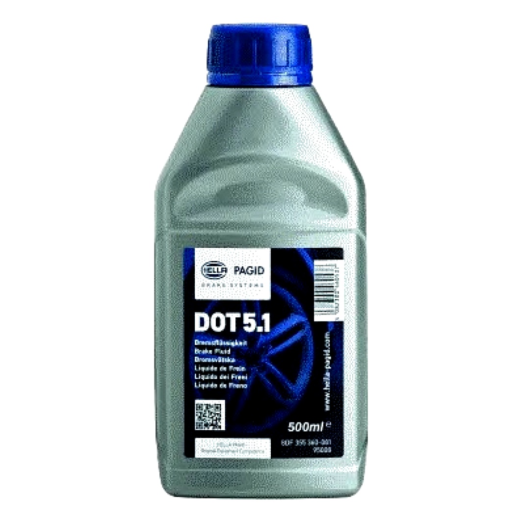 Гальмівна рідина HELLA PAGID DOT 5.1 пластик 0.5 л 8DF355360081 - zapix