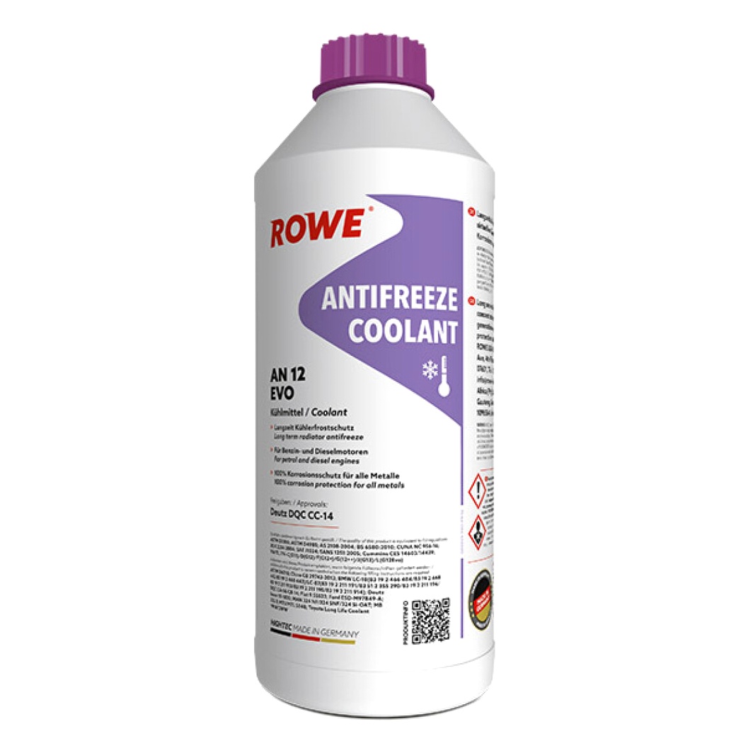 Концентрат антифризу ROWE Hightec Antifreeze AN 12 EVO фіолетовий -37 °C 1.5 л (21080001599) - zapix