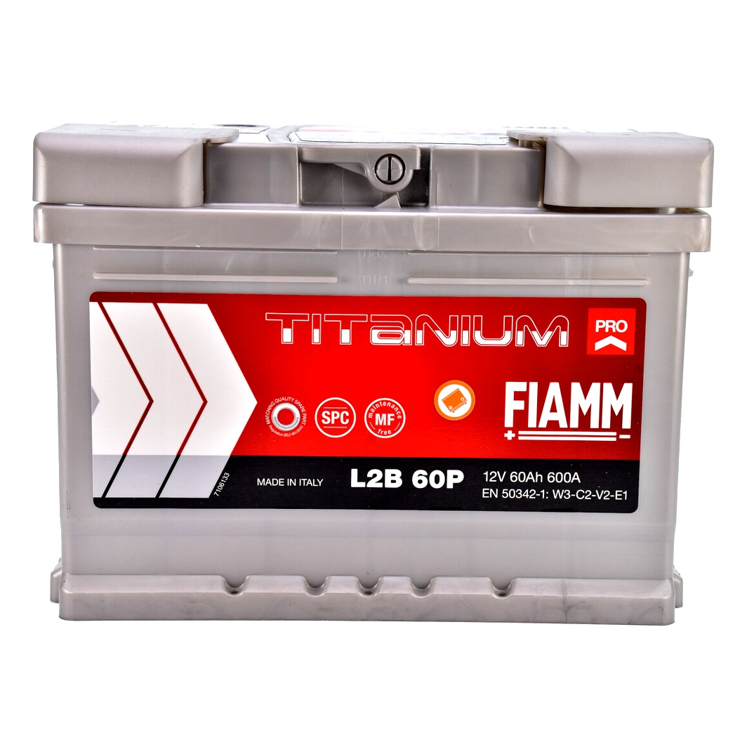 Акумулятор FIAMM Titanium Pro 12V 60Ah 600A R+ L2B60P - zapix