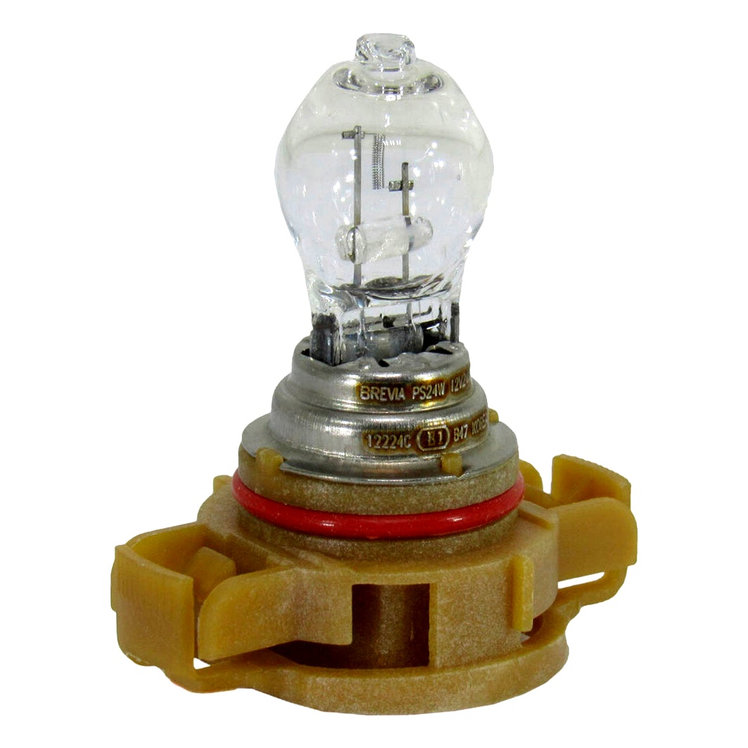 Автолампа накала BREVIA Power +30% PS24W PG20/3 24W 12V прозрачная 12224C - zapix