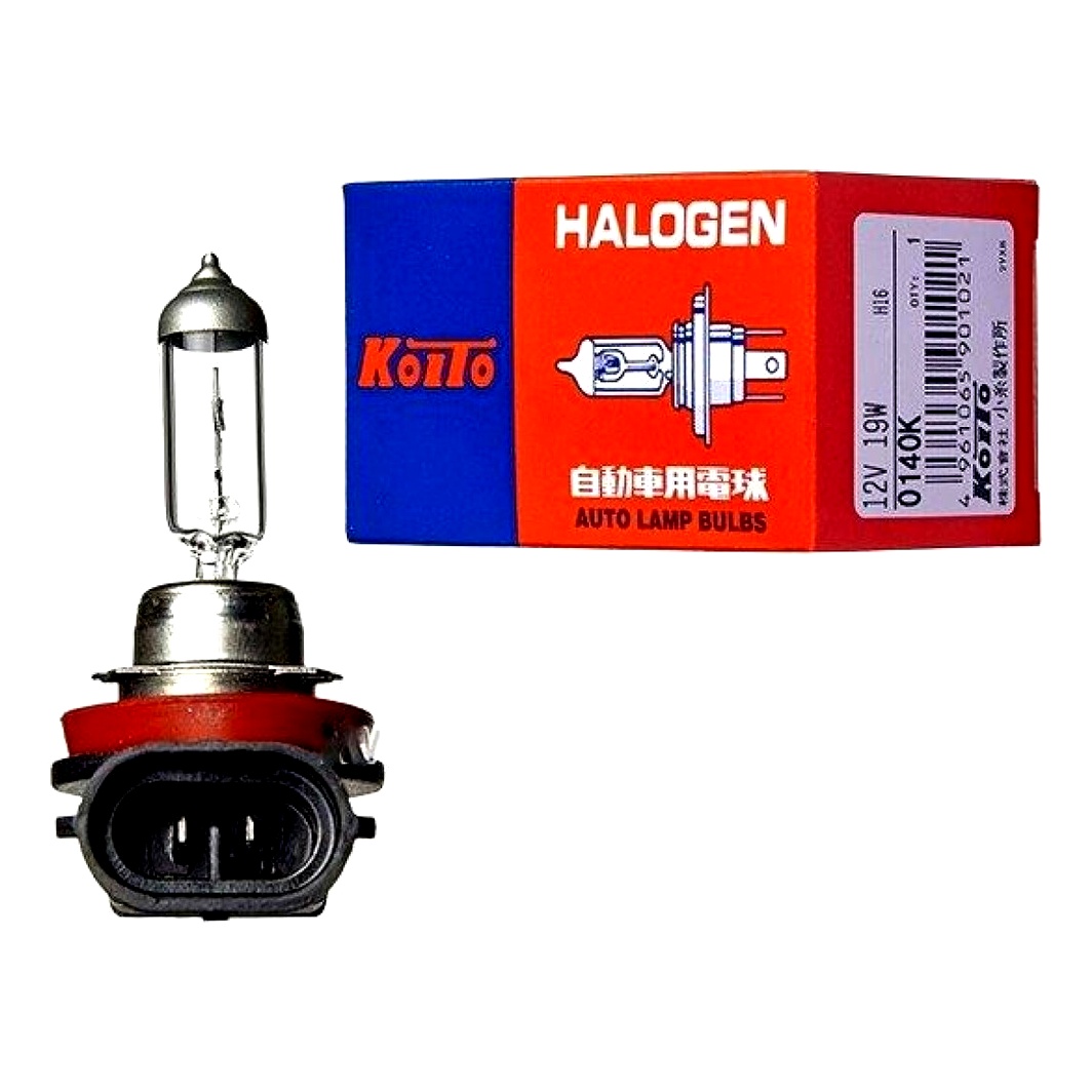 Автолампа галогенова KOITO H16 PGJ19-3 19W 12V прозора 0140K - zapix