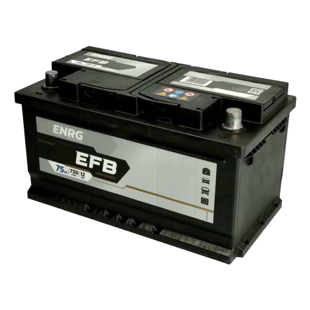 Акумулятор ENRG EFB 12V 75Ah 730A R+ ENRG575500073 - zapix