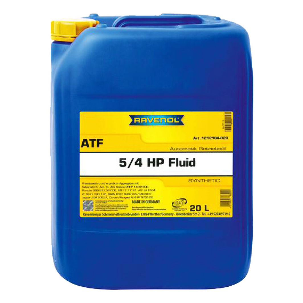 Трансмісійна олива RAVENOL ATF 5/4 HP Fluid 20 л 1212104020 - zapix