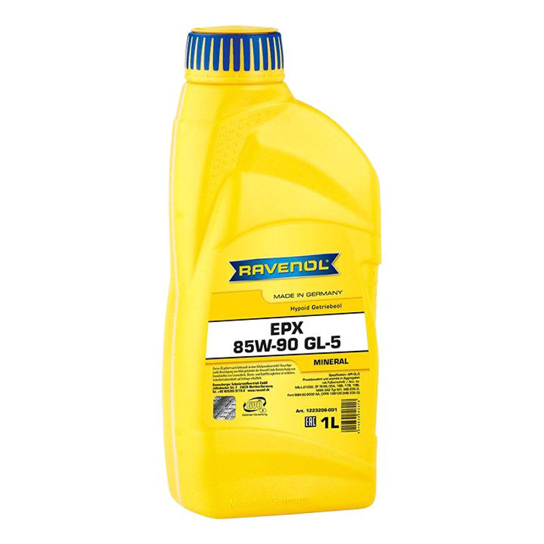 Трансмиссионное масло RAVENOL EPX GL-5 85W-90 1 л 1223206001 - zapix