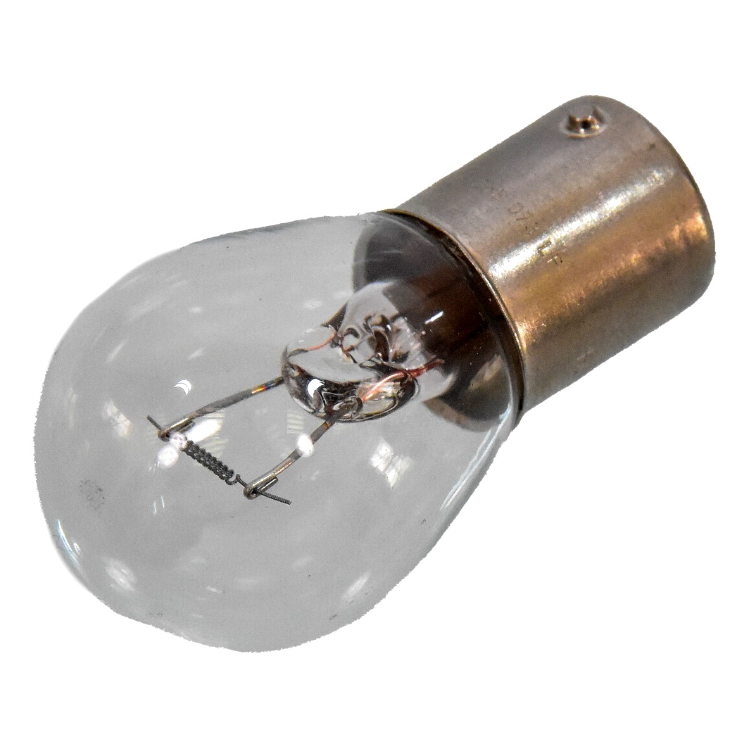 Автолампа розжарювання BOSCH P21W BA15s 21W 24V прозора 1987302865 - zapix