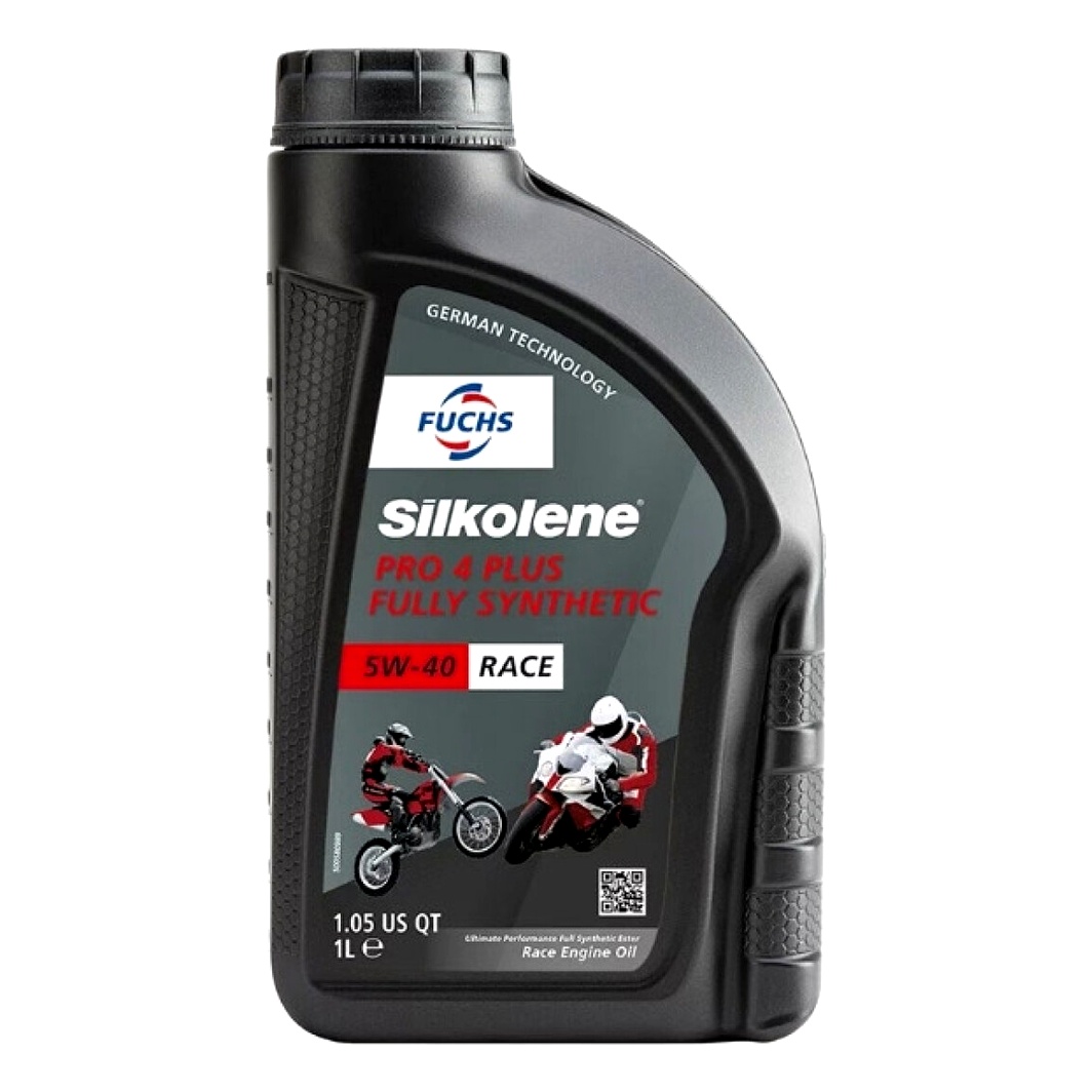 Моторное масло FUCHS Silkolene Pro 4 Plus 4T 5W-40 синтетическое 1 л 602030580 - zapix